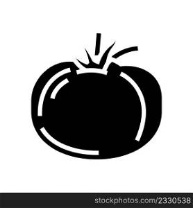 tomato vitamin vegetable glyph icon vector. tomato vitamin vegetable sign. isolated contour symbol black illustration. tomato vitamin vegetable glyph icon vector illustration