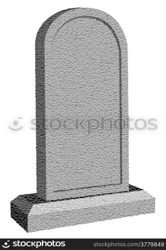 tombstone isolated on white background. 10 EPS