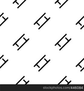 Tonfa, traditional asian weapon pattern seamless background in flat style repeat vector illustration. Tonfa, traditional asian weapon pattern seamless