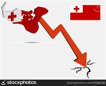 Tonga economic crisis vector illustration Eps 10.. Tonga economic crisis vector illustration Eps 10
