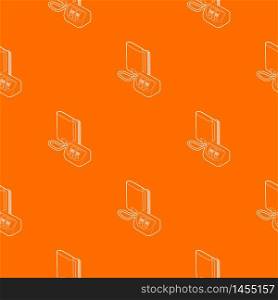 Tonometer pattern vector orange for any web design best. Tonometer pattern vector orange
