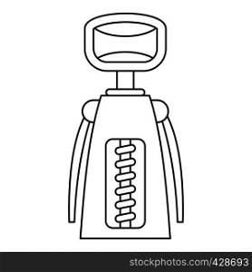 Tool for opening bottles icon. Outline illustration of tool for opening bottles vector icon for web. Tool for opening bottles icon, outline style