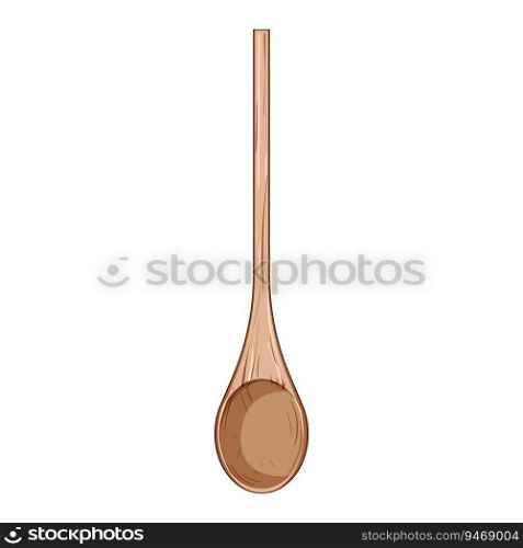 tool wooden spoon cartoon. food organic, top ladle, kitchenware utensil tool wooden spoon sign. isolated symbol vector illustration. tool wooden spoon cartoon vector illustration