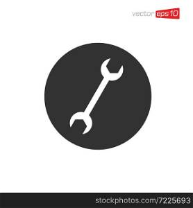 Tool Wrench Icon Design Vector Template