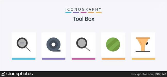 Tools Flat 5 Icon Pack Including . tool.. Creative Icons Design
