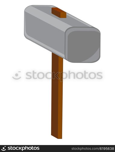 Tools hammer. Tools hammer on white background is insulated.Vector illustration