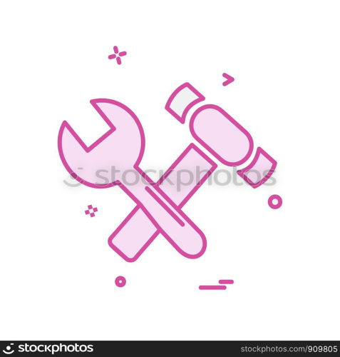 Tools icon design vector