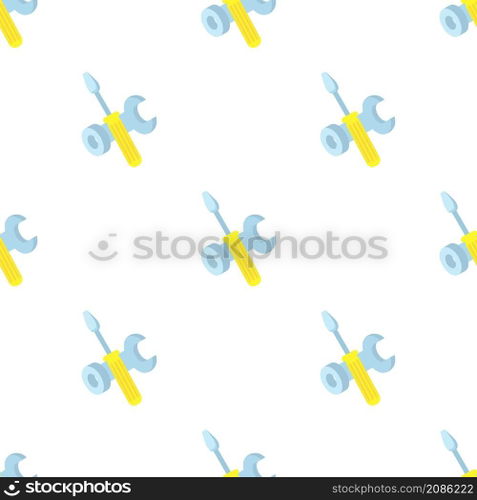 Tools pattern seamless background texture repeat wallpaper geometric vector. Tools pattern seamless vector