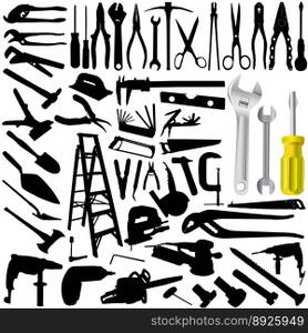 Tools vector image