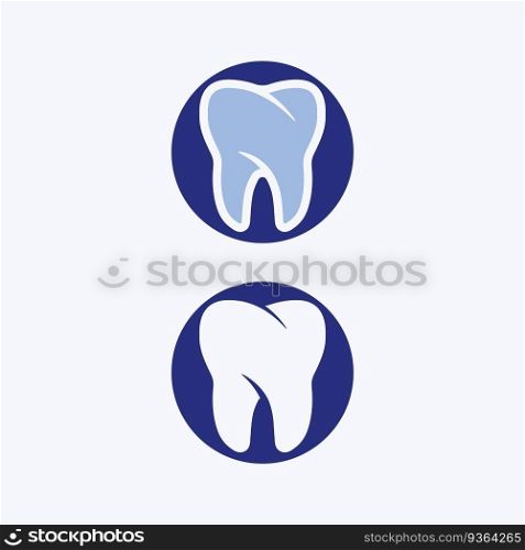 tooth and Dental Logo Design vector template.Creative Dentist Logo. Dental Clinic Vector Logo.