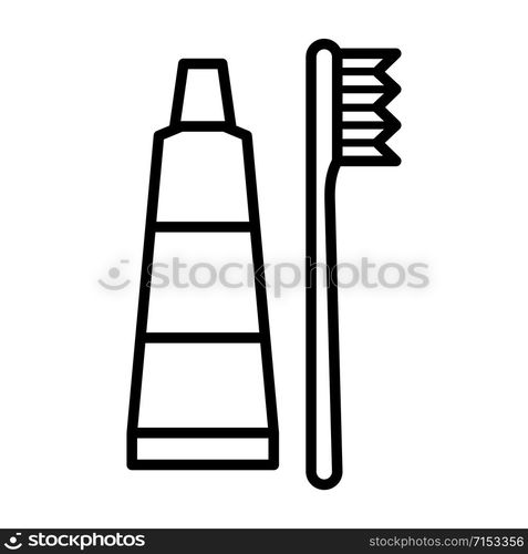 tooth brush icon vector design template