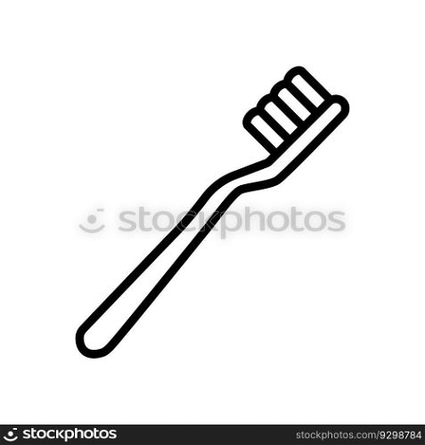 Tooth brush icon vector on trendy design