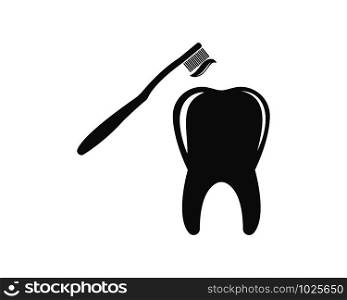 tooth brush vector illustration design template