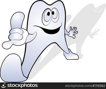 Tooth cartoon
