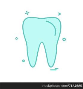 Tooth icon design vector