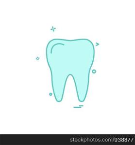 Tooth icon design vector