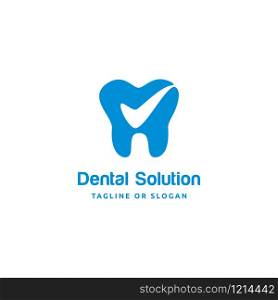 Tooth icon for orthodontics or dental clinic logo