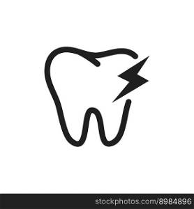 tooth icon vector design illustration