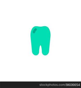 Tooth Icon Vector. Flat color symbol. Tooth Icon Vector