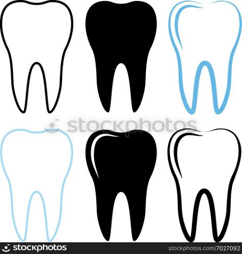 Tooth Icon Vector Illustration