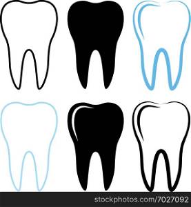 Tooth Icon Vector Illustration