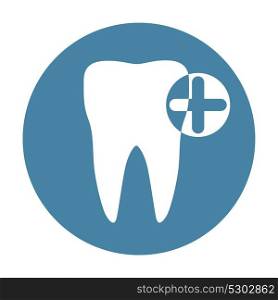 Tooth Isolated Icon Symbol Vector Illustration EPS10. Tooth Icon Symbol Vector Illustration