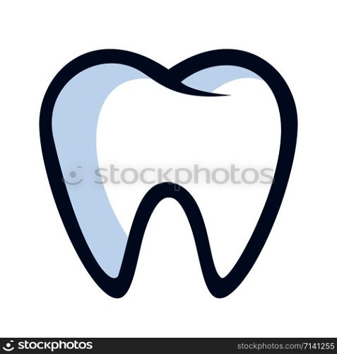 Tooth logo design. Dental clinic logo.