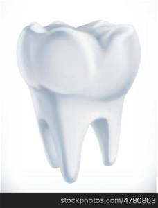 Tooth. Medicine 3d vector icon