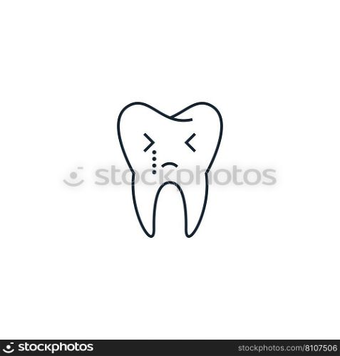Tooth pain creative icon from dental icons Vector Image