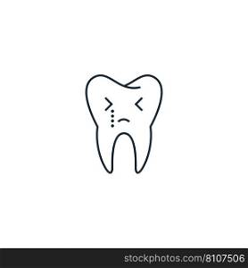 Tooth pain creative icon from dental icons Vector Image