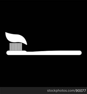 Tooth paste and brush icon .. Tooth paste and brush icon .