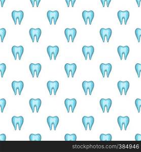 Tooth pattern. Cartoon illustration of tooth vector pattern for web. Tooth pattern, cartoon style