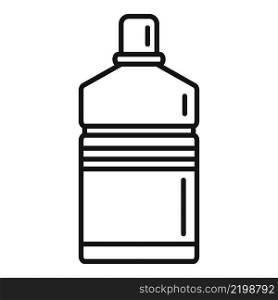 Tooth rinse icon outline vector. Dental clean. Care bottle. Tooth rinse icon outline vector. Dental clean