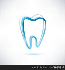 Tooth symbol vector image