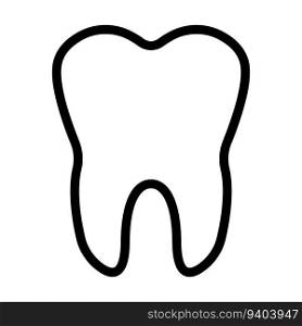 Tooth teeth icon outline logo dentist, dental dent line brush