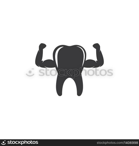 tooth vector icon illustration design template