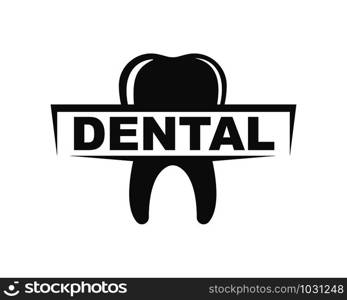 tooth vector illustration design template