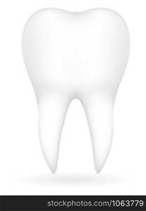 tooth vector illustration isolated on white background