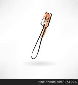 toothbrush grunge icon
