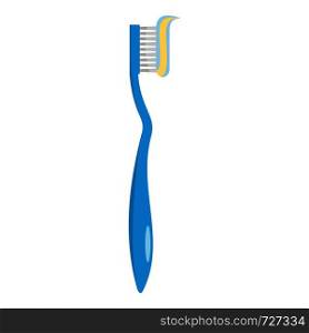 Toothbrush icon. Flat illustration of toothbrush vector icon for web. Toothbrush icon, flat style