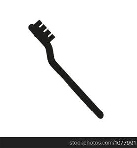 Toothbrush icon vector design template on white background