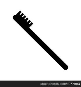 Toothbrush icon vector design template on white background