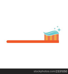 Toothbrush icon vector flat design