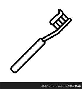 toothbrush icon vector illustration design