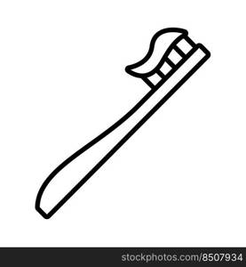 toothbrush icon vector illustration design