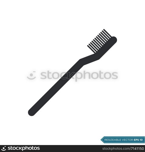 Toothbrush Icon Vector Template Illustration Design