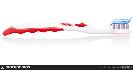 toothbrush vector illustration isolated on white background