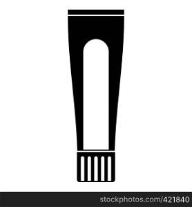 Toothpaste tube icon. Simple illustration of toothpaste tube vector icon for web. Toothpaste tube icon, simple style