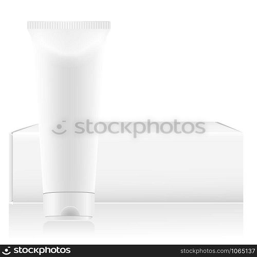 toothpaste vector illustration isolated on white background