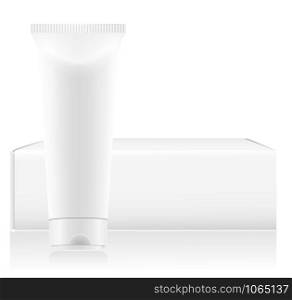 toothpaste vector illustration isolated on white background